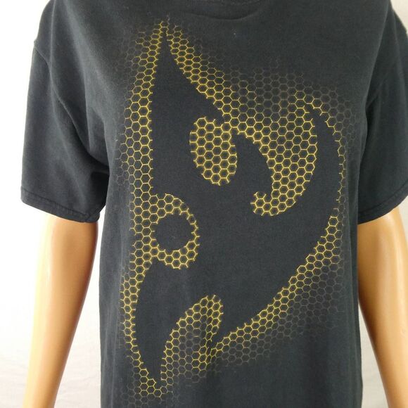 Blizzard Entertainment Starcraft Logo Silhouette Graphic T Shirt Tee Navy Blue M - Picture 1 of 10